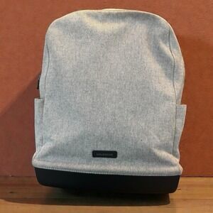 Moleskine Metro Backpack, 15" Laptop/device storage, Luggage Strap.  Gray Black